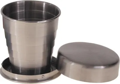 Produktbild von Teleskop-Schnapsglas Silber – Praktisches Geschenk KP7309