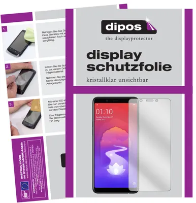 Produktbild von 6x Schutzfolie für Oppo Realme 1 klar Displayschutzfolie Folie Display Schutz