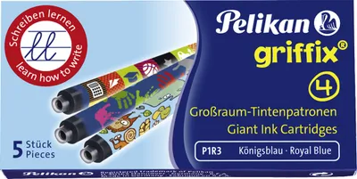 Produktbild von Pelikan griffix Tintenpatronen in Faltschachtel (5 Patronen)