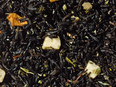 Produktbild von 1 kg  Schwarzteemischung Kandierter Apfel aromatisiert