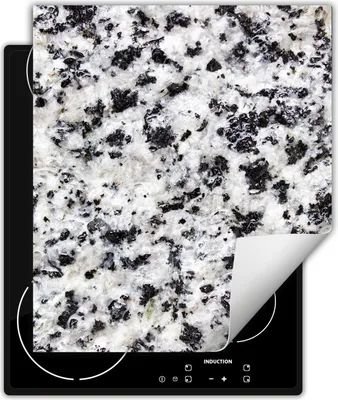 Produktbild von DarHaus Herdabdeckplatte 45x52 cm Anti Rutsch Matte Aufrollbar, Granit