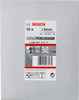 Obrázek produktu pro Vrták do betonu CYL-3, 5 x 50 x 85 mm, d 4,5 mm, balení po 10 ks