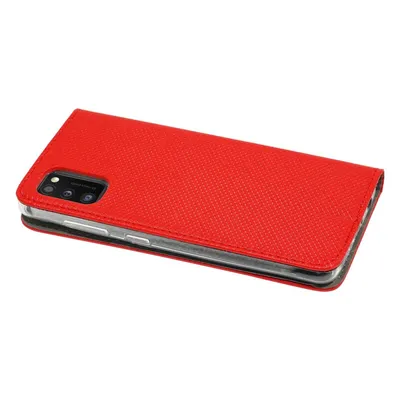 Produktbild von cofi1453 Buch Tasche "Smart" kompatibel mit SAMSUNG GALAXY A41 ( A415F ) Handy Hülle Etui Brieftasche Schutzhülle mit Standfunktion, Kartenfach Rot