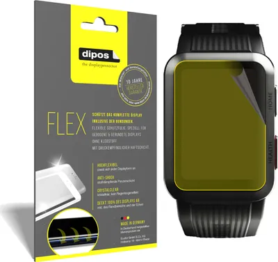 Produktbild von 2x Schutzfolie für Huawei Watch D Folie, 100% Displayabdeckung, dipos Flex