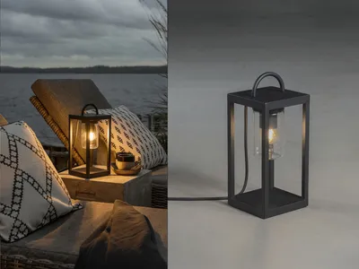 Produktbild von Kleine LED Bodenleuchte Terrassenlampen Outdoor, Laternen für draußen wetterfest