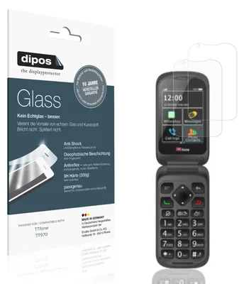 Immagine prodotto di 2x Pellicola Protettiva per TTfone TT970 Protezione opaco Vetro Flessibile 9H dipos