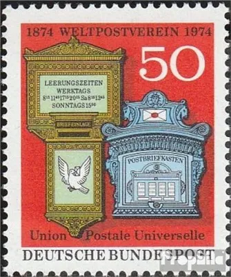 Produktbild von Briefmarken BRD (BR.Deutschland) 1974 Mi 825 (kompl.Ausgabe) postfrisch 100 Jahre Weltpostverein