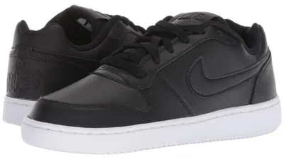 Produktbild von Nike Damen Ebernon Low Basketballschuhe, Schwarz Black Black White 001, 36.5 EU