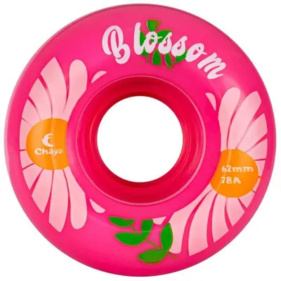 Produktbild von Chaya Blossom 78a Schlittschuhrollen Durchsichtig 62 x 38 mm Durchsichtig 62 x 38 mm