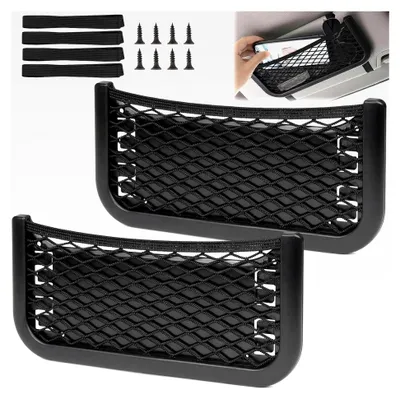 Produktbild von Netztasche für Auto Aufbewahrungsnetz Gepäcknetz Universal (2 Stück)