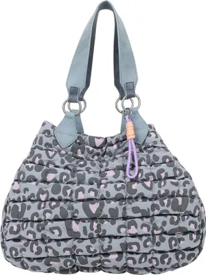 Produktbild von Fritzi aus Preußen Schultertasche Izzy Medium Limited Leo Bubble Shoulder Bag Soft Blue blaugrau