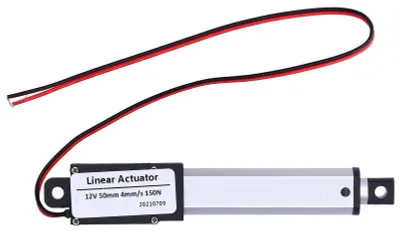 Immagine prodotto di Attuatore lineare ad alta velocità, attuatore lineare con corsa di 50 mm, alimentazione DC 12V, interruttore di fine corsa integrato