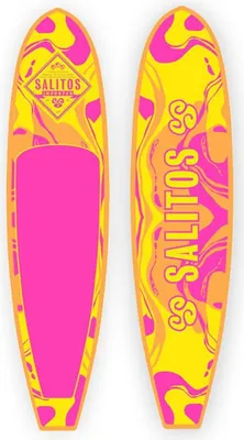 Produktbild von SALITOS Stand-Up-Paddle-Board Pink SUP Komplettset (inkl. Tasche, Doppel-Paddel, Luftpumpe)