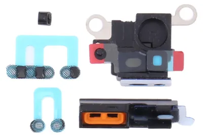Productafbeelding van Luidsprekerbeschermingsrooster met filterset voor Apple iPhone 13 Mini, vervangingsonderdeel