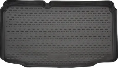 Produktbild von J&J AUTOMOTIVE | Gummi-Kofferraumwanne Kofferraummatte Kofferraum-Schutzmatte Kompatibel Renault Clio 5 2019-2025, (Untergeschoss), Anti-Rutsch, Geruchlos, Passgenau, Schwarz, 3cm Hoher Rand, Aufrollbar