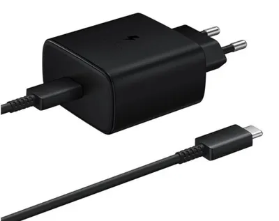 Obrázek produktu pro Samsung cestovní nabíječka EP-T4511XBE, Fast Charging 45W, USB-C + datový kabel USB-C, černá