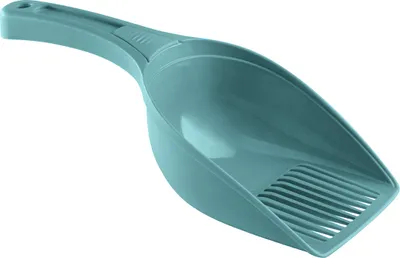 Produktbild von ZOLUX Streuschaufel - 12 x 6 x 29,5 cm - Stahlblau - Für Kätzchen