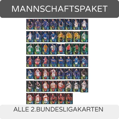 Zdjęcie produktu dla Topps Match Attax - 2019/20 - Wszystkie karty 2. Bundesligi nr 334-387