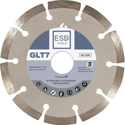 Produktbild von Diamanttrennscheibe GLT7 Beton - Ø 115 mm - 22,23 mm Bohrung