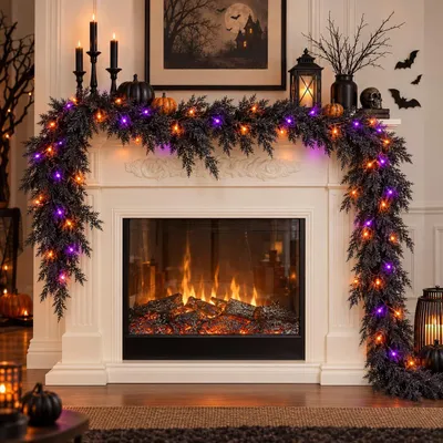 Productafbeelding van Slinger met verlichting, 2,7 m, Halloween-decoratie