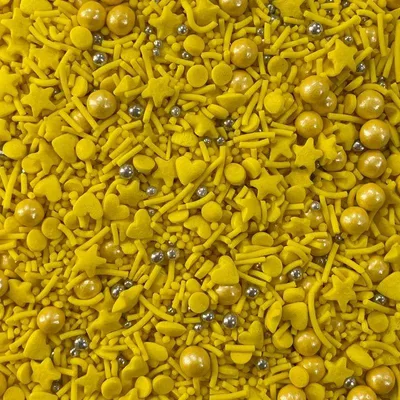 Obrázek produktu pro Cukrové zdobení zlaté pokušení 80g