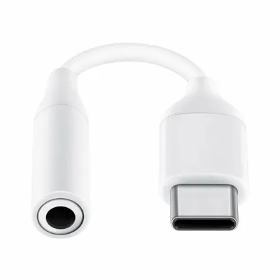 Produktbild von Samsung USB-C-zu-3,5-mm-Kopfhöreradapter EE-UC10JUWEGUS Weiß für Audio