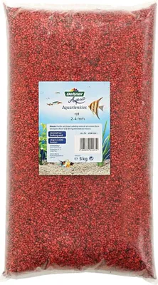 Produktbild von Dehner Aqua Aquarienkies, Körnung 2 - 4 mm, 5 kg, rot