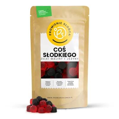 Zdjęcie produktu dla Coś Słodkiego: Żelki Maliny i Jeżyny 250 g