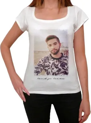 Produktbild von Damen Grafik T-Shirt Kendji Girac 1 Öko-Verantwortlich Vintage Jahrgang Kurzarm Lustige Druck Geburtstag Geschenk Frau