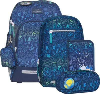 Immagine prodotto di Set di zaini scuola Beckmann Active Air FLX Set - Blue Science