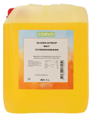 Produktbild von Vorselaars - Slush Siroop - Citroen - 5 liter