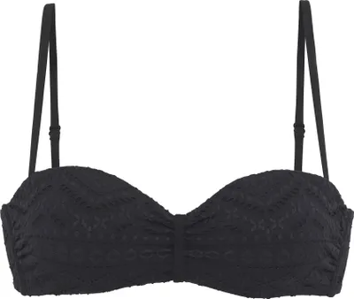 Produktbild von LASCANA Bügel-Bandeau-Bikini-Top Omara schwarz Größe 42 Cup E