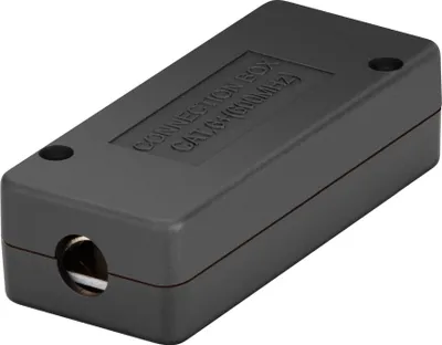 Produktbild von Goobay 96101 Netzwerk Verbindungs-/ Anschlussbox CAT 6+, STP, CAT 6, Schwarz - zum Verbinden von zwei Netzwerk-Installationskabeln