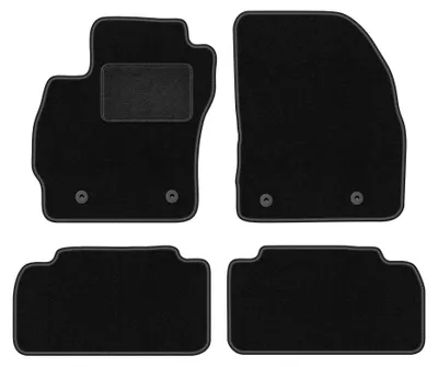 Immagine prodotto di Tappetini in moquette per Mazda 5 II 2010- (monovolume) – set 4 pezzi, neri, su misura – Wielganizator LUX