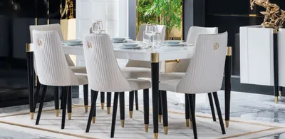 Immagine prodotto di Sala da pranzo moderna tavolo in legno design nuovo tavolo da pranzo tavolo allungabile tavoli in legno