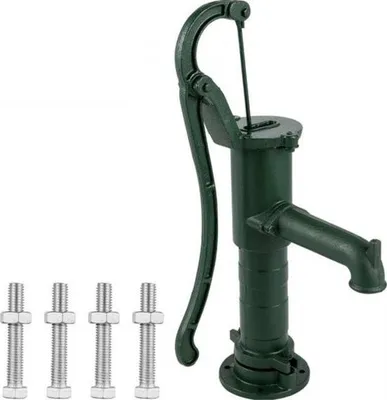 Immagine prodotto di Pompa per acqua - Pompa a mano - Prevalenza 6 m - Ghisa - Pompa da giardino