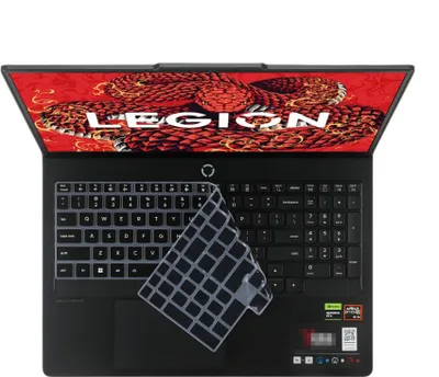 Produktbild von INF Silikon Tastaturschutz für Lenovo Legion R9000P R7000 Y7000P - Staubdicht Schwarz