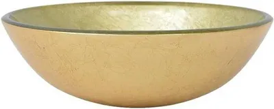 Produktbild von Runde Waschtisch aus gehärtetem Glas 42 cm - Aufbauspüle