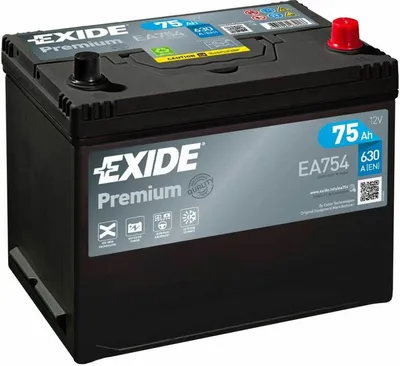 Obrázok produktu pre Exide EA754 Premium 12V 75Ah 630A autobatéria