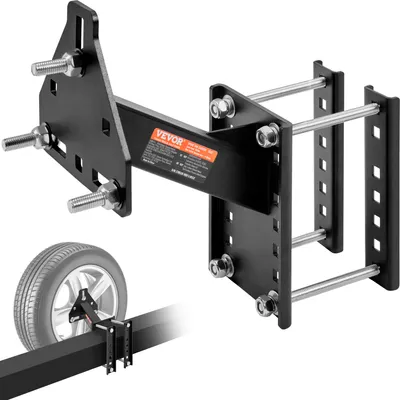 Produktbild von VEVOR Ersatzreifenträger, Anhänger-Ersatzreifenhalterung, 160 lbs Kapazität, Zubehör für Nutzanhänger, passend für die meisten 4-, 5-, 6- und 8-Zoll-Räder auf 4 Zoll, 4,25 Zoll, 4,5 Zoll, 4,75 Zoll, 5 Zoll, 5,5 Zoll, 6 Zoll 6,5-Zoll-Schraubenmuster