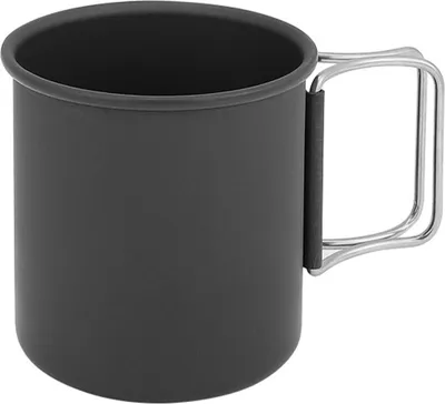 Produktbild von Campingbecher mit faltbarem Griff, Aluminiumlegierung, tragbarer Multifunktionsbecher für Picknick, Wandern, Reisen