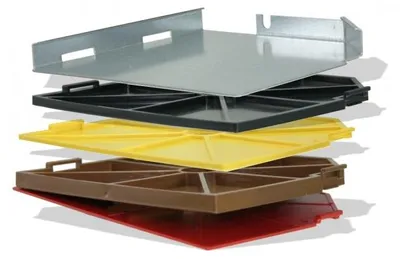 Produktbild von Bepo DistaClip Set 4 Distanzplatten 2 4 6 10 mm Montagefräse FFS151SE 151E
