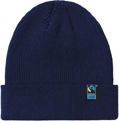 Image de Neutral O93056 | Bonnet Mixed Knit - 100 % Coton peigné - Couleur : Navy - Taille : One Size