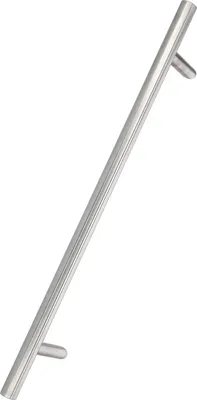 Productafbeelding van KOTARBAU® Buitendeurbeslag eenzijdige huisdeurgreep van roestvrij staal INOX met turboschroef (45 graden, 600 x 800 mm)