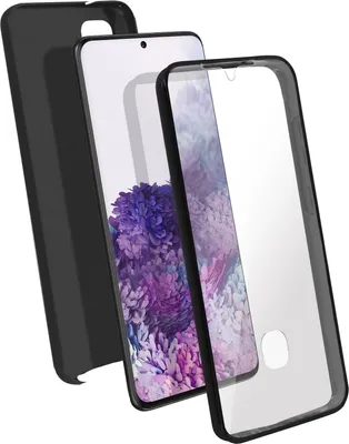 Produktbild von Avizar, 360° Rundum-Schutzhülle (Vorder- und Rückseite) für Samsung Galaxy S20, Schwarz