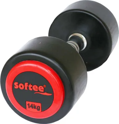 Produktbild von Softee Pro-sport 14kg Hantel Schwarz 14 kg Schwarz 14 kg