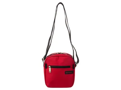 Produktbild von Top Travel 422431 Umhängetasche Reißverschlusstasche rot / schwarz
