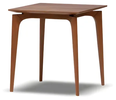 Produktbild von Eleganter Beistelltisch aus Holz in Braun für Wohnzimmer und Lounge