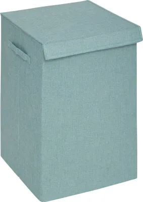 Produktbild von 5Five Eureka Sortier-waschekorb - 74 Liter - blau - 37 x 37 x 60 cm - MDF/Polyestergewebe