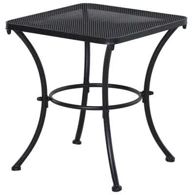 Immagine prodotto di Tavolino da Giardino 45x45x50 cm in Acciaio Nero